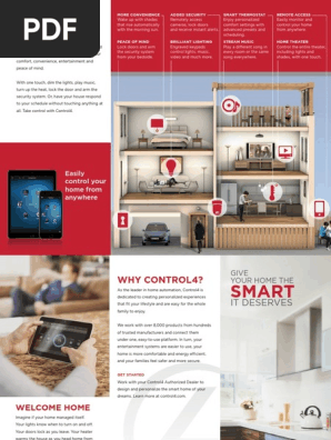 Smarter Living Tri-Fold Brochure