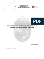 Manual de Organización para Una Estructura de 120 Camas en El HGT 02