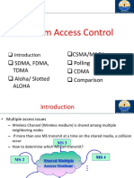 Medium Access Control Methods