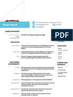 CV of Douik Hamed PDF