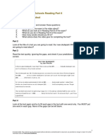 B1 Preliminary For Schools Reading Part 6 Online Lesson Handout