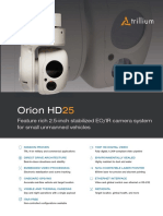 Orion HD: Feature Rich 2.5-Inch Stabilized EO/IR Camera System For Small Unmanned Vehicles