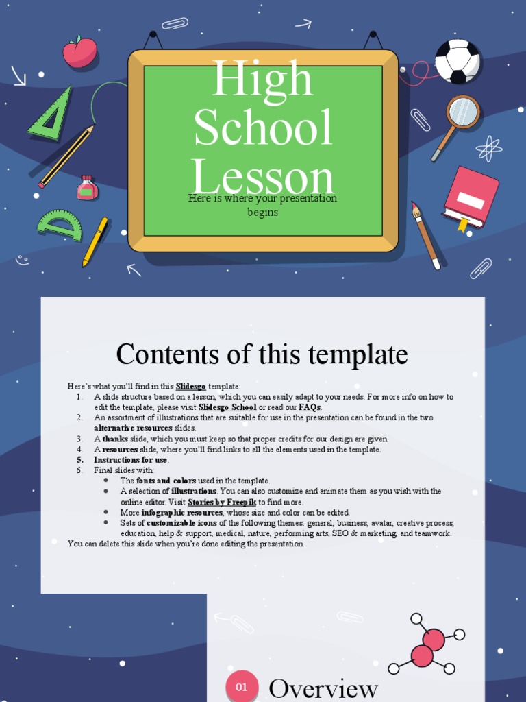 High School Lesson: Here Is Where Your Presentation Begins | PDF ...