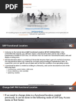 Change SAP PM Functional Location