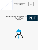 Primer Informe de Sueldos Ingenieros Mar Del Plata PDF