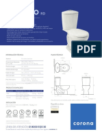 Sanitario Aquapro Redondo Ficha Tecnica PDF