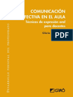 Comunicacion Efectiva en El Aula Gloria Sanz Pinyol PDF