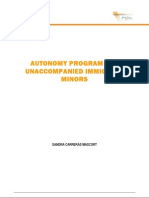 Autonomy Program for Unaccompanied Immigrant Minors - Fundació Resilis (english version)