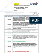 LECTURE PLAN FORMAT - CEE 3422 Design of Steel Structures (2012-2013)