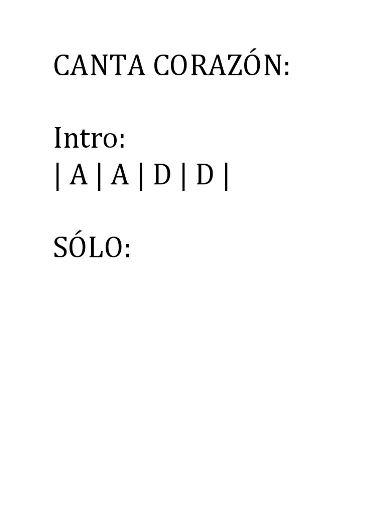 01 Canta Corazón Pdf Pdf