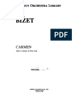 Bizet's Carmen Opera Score from Kalmus Orchestra Library