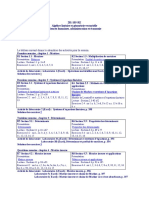 Le Tableau Suivant Donne Le Calendrier Des Activités Pour La Session