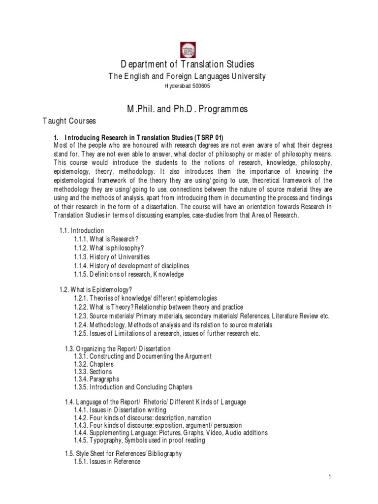 Research in Translation Studies Overview | PDF | Thesis | Translations