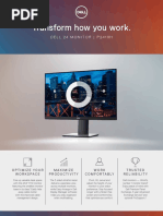 Transform How You Work.: Dell 24 Monitor - P2419H