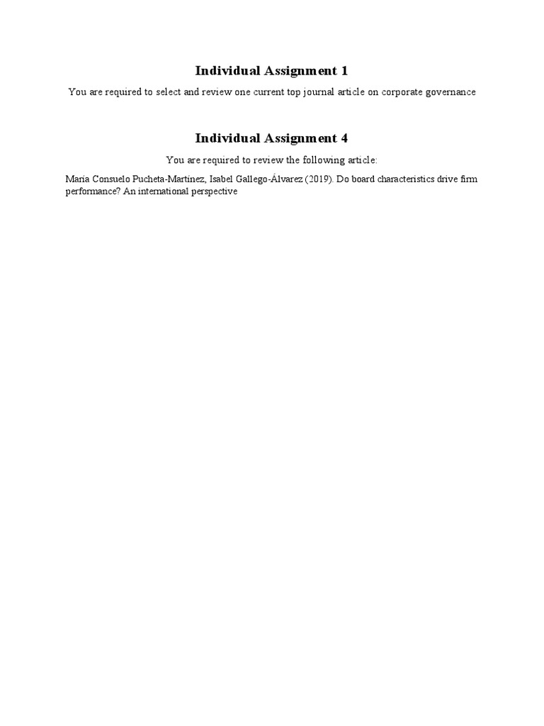 Corporate Governance: Board Impact on Performance | PDF