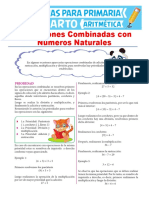 Operaciones Combinadas Con Números Naturales Para Cuarto de Primaria