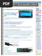 Arduino-Info - LCD-Blue-I2C