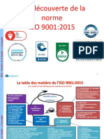 A La Découverte de La Norme ISO 9001 2015