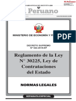 Reglamento de Contrataciones Del Estado 2019