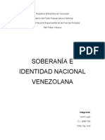 Soberania e Indentidad Nacional Kevin Lugo Ci29881766 Cinu Ing Civil