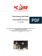 Stalin - Matérialisme Dialectique Et Matérialisme Historique