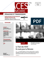 Traces de Mémoire 16 (2015)