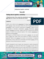 Taller: Talking About Logistics, Workshop