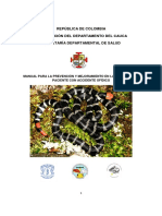 Manual Prevencion Mejoramiento Attn. Accidente Ofidico PDF-1 PDF