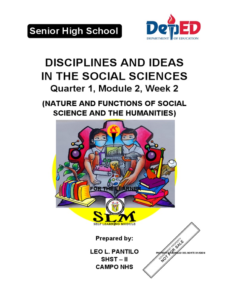 Disciplines and Ideas in The Social Sciences: Senior High School | PDF ...