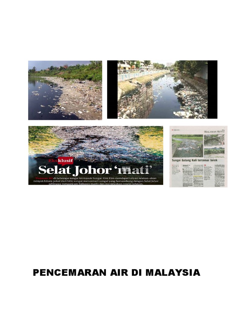 Pencemaran Air Di Malaysia  PDF