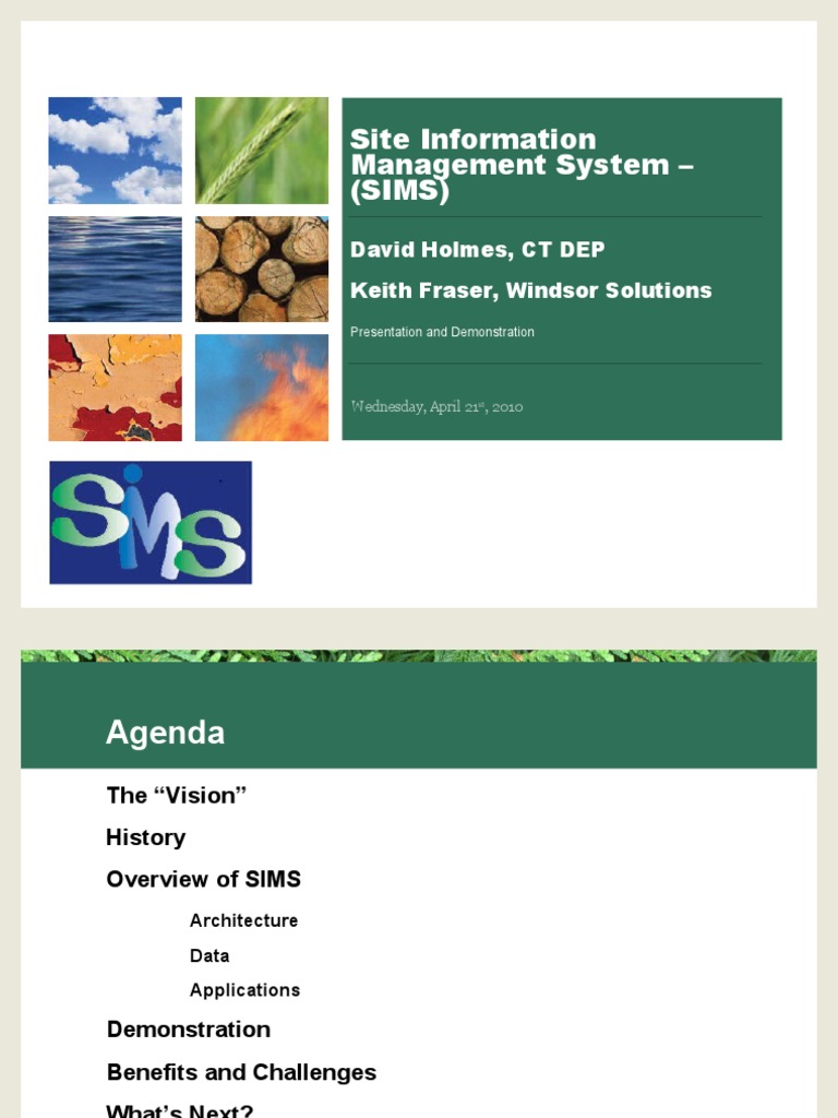 CT DEP SIMS Overview and Benefits | PDF | Information Management | System