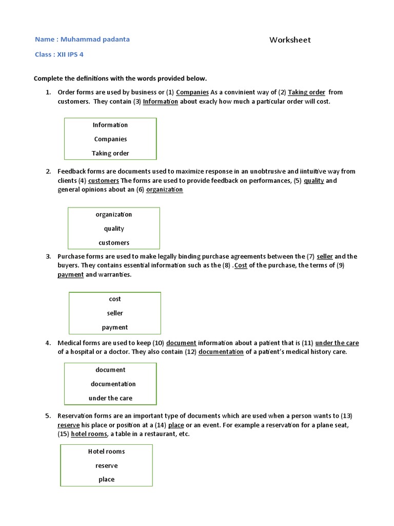 Essential Document Types for Businesses | PDF