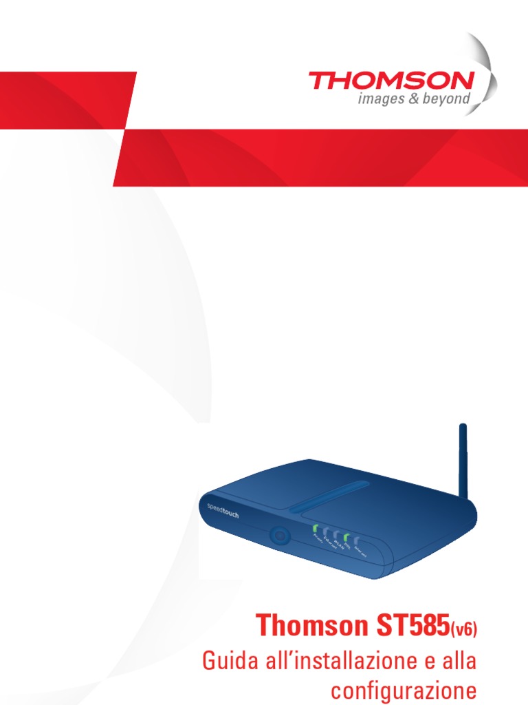 Thomson ST585v6 | PDF