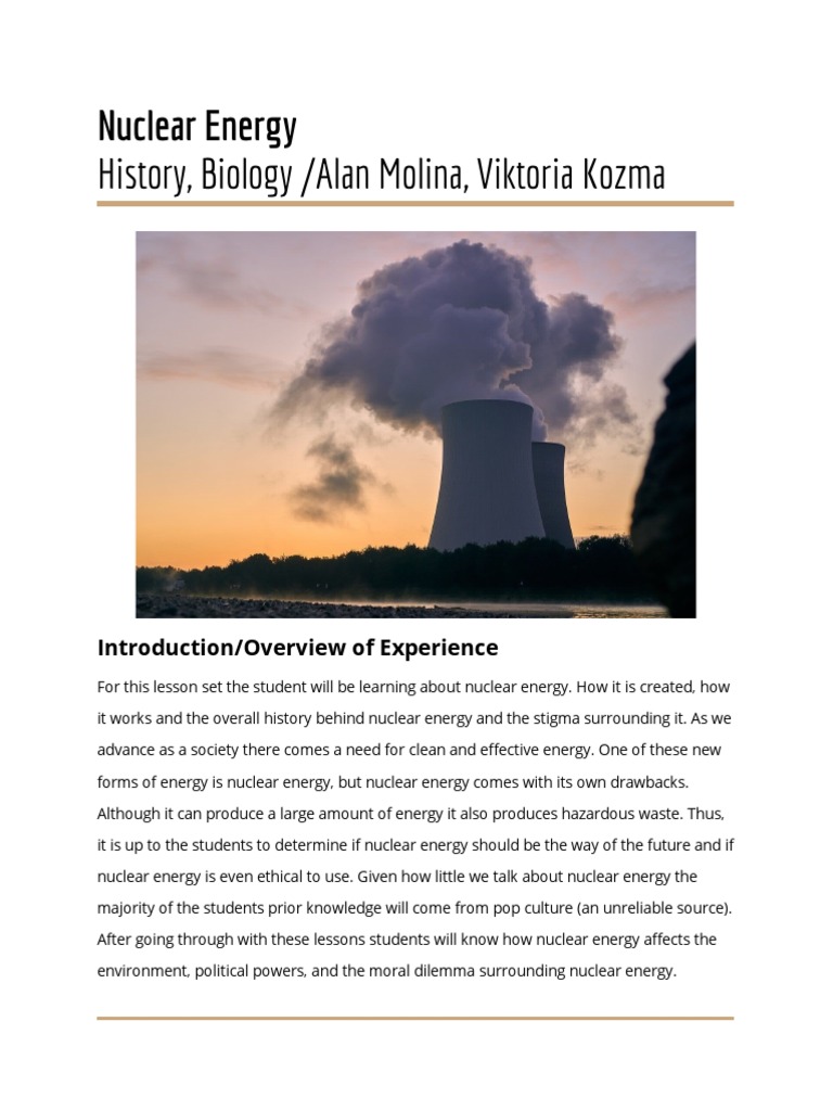 Understanding Nuclear Energy Ethics | PDF | Nuclear Power | Nuclear ...