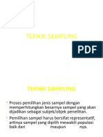 Teknik Sampling