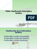 Informatica-Juridica Clasificacion
