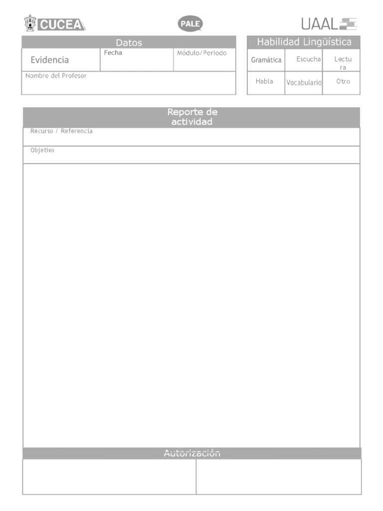 Formato UAAL | PDF