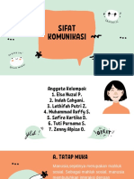 SIFAT KOMUNIKASI