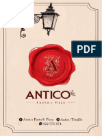 Carta Virtual Antico Pasta & Pizza PDF