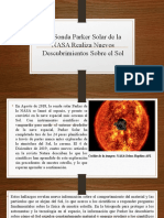 TEXTO DIVULGACION CIENTIFICA La Sonda Parker Solar de La NASA Realiza