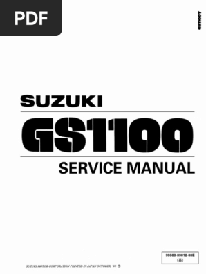 Suzuki GSX1100ESD GSX1100E SD GSX 1100 ESD statement setup preparation manual Suzuki GSX1100ESD GSX1100E SD GSX 1100 ESD statement setup preparation manual
