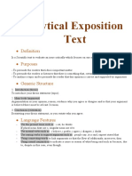 Analytical Exposition Text: Definition Purposes