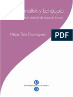 Psicoanálisis y Lenguaje - La aportación original de Jacques Lacan Tizio, Hebe