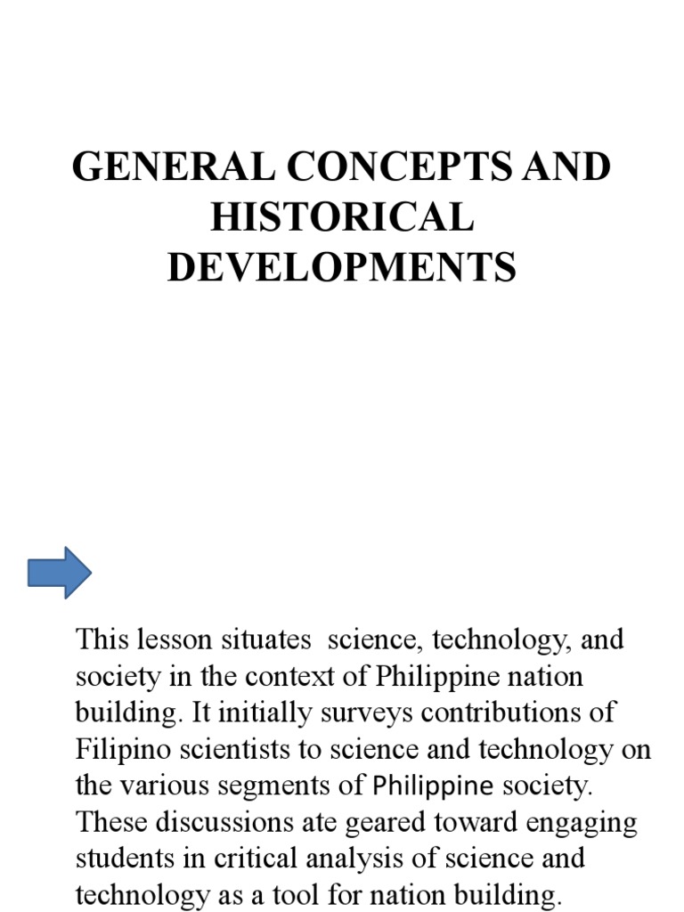 General Concepts And Historical Developments Pdf Philippines Science