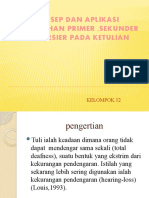 Konsep Dan Aplikasi Pencegahan Primer Sekunder Dan Tersier Ketulian