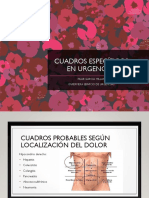 Cuadros Especificos en Urgencias Gastroenterológicas