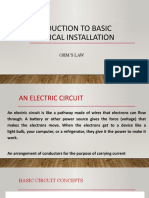 INTRODUCTION TO BASIC ELECTRICAL INSTALLATION (Autosaved)