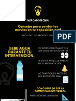 Consejos para Perder Los Nervios en Tu Exposiciónd