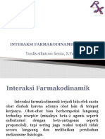 Yunlis Silintowe Kenta, S.Farm., M.Si., Apt.: Interaksi Farmakodinamika