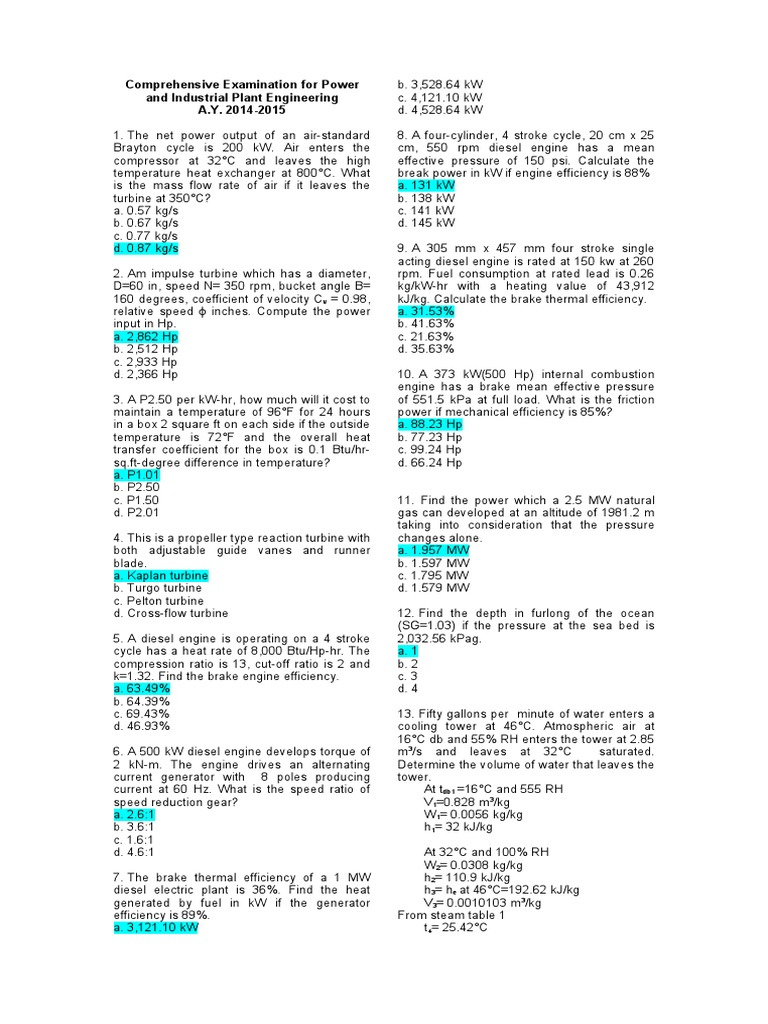 Comprehensive Examination For Power And Industrial 2 Horsepower Steam Engine
